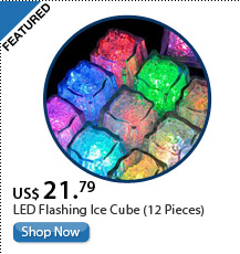 LED Flashing Ice Cube (12 Pieces)
