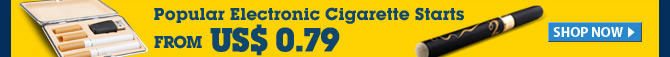 Popular Electronic Cigarette Starts From US$ 0.79