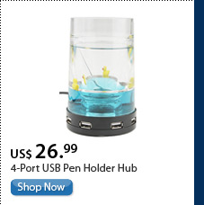 4-Port USB Pen Holder Hub