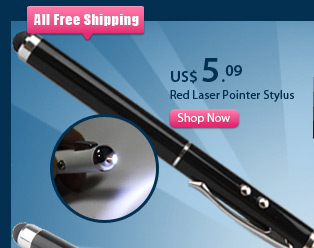 Red Laser Pointer Stylus