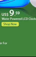 Water Powered LCD Clock