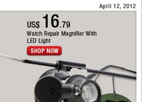 Watch Repair Magnifier With LED Light