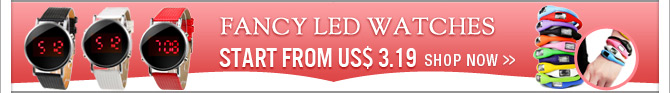 Fancy LED Watches Start From US$ 3.19