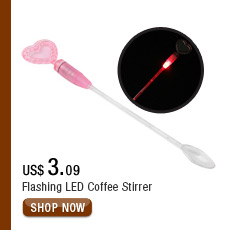 Flashing LED Coffee Stirrer