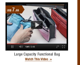 Large Capacity Functional Bag 