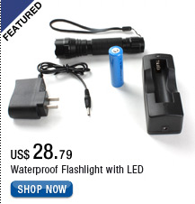 Waterproof Flashlight with LED