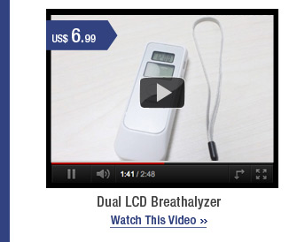Dual LCD Breathalyzer 