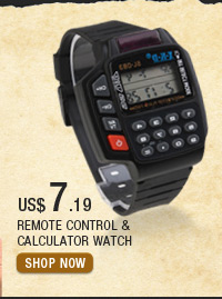 Remote Control & Calculator Watch