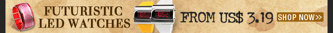 Futuristic LED Watches From US$ 3.19