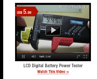 LCD Digital Battery Power Tester