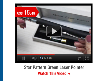 Star Pattern Green Laser Pointer