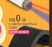 S-Shaped iPad/iPhone Stand
