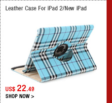 Leather Case For iPad 2/New iPad