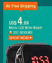 Mirror LED Wrist Watch