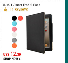 3-in-1 Smart iPad 2 Case
