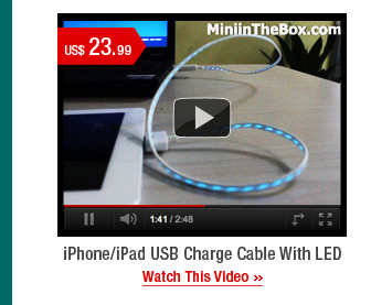 iPhone/iPad USB Charge Cable With LED