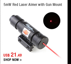 5mW Red Laser Aimer with Gun Mount