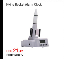 Flying Rocket Alarm Clock