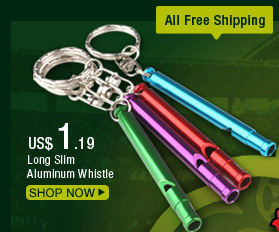 Long Slim Aluminum Whistle
