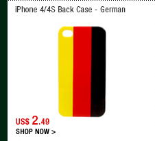 iPhone 4/4S Back Case - German