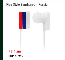 Flag Style Earphones - Russia