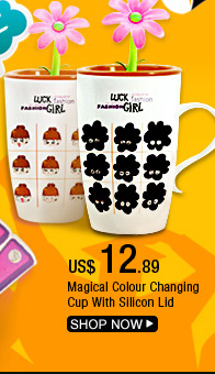 Magical Color Changing Cup With Silicon Lid