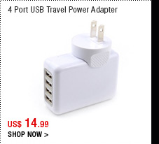 4 Port USB Travel Power Adapter