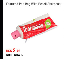 Featured Pen Bag With Pencil Sharpener