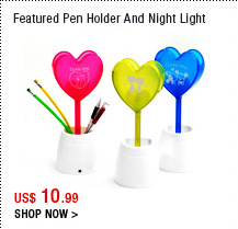 Featured Pen Holder And Night Light