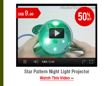 Star Pattern Night Light Projector
