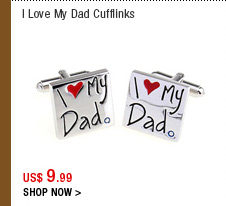 I Love My Dad Cufflinks
