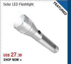 Solar LED Flashlight