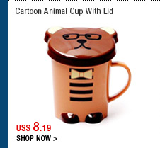 Cartoon Animal Cup With Lid