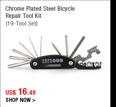 Chrome Plated Steel Bicycle Repair Tool Kit 