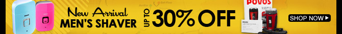 New Arrival Men’s Shaver Up To 30% OFF