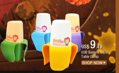 USB Banana Style Table Lamp