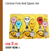 Cartoon Fork And Spoon Set