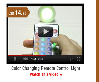 Color Changing Remote Control Light