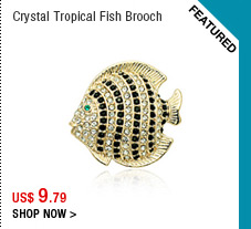 Crystal Tropical Fish Brooch