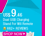 Dual USB Charging Stand For Wii Remote 