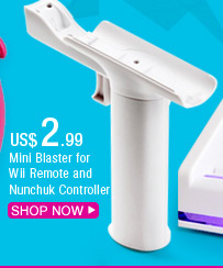 Mini Blaster for Wii Remote and Nunchuk Controller 