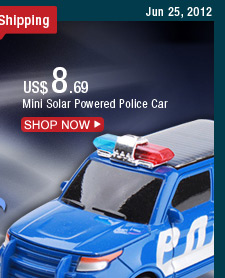 Mini Solar Powered Police Car