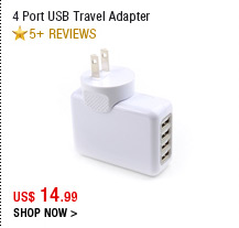 4 Port USB Travel Adapter