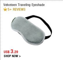 Velveteen Traveling Eyeshade