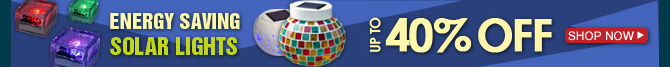 Energy Saving Solar Lights