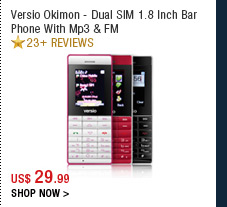 Versio Okimon - Dual SIM 1.8 Inch Bar Phone