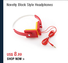 Novelty Block Style Headphones