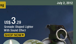 Grenade Shaped Lighter With Sound Effect