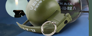 Grenade Shaped Lighter With Sound Effect