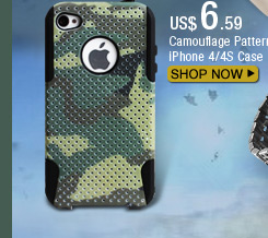 Camouflage Pattern iPhone 4/4S Case